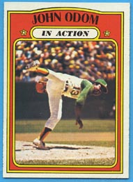1972 Topps Baseball Cards      558     John Odom IA